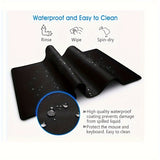 Mouse Pad Office Software Office Word Excel PPT Shortcuts Large Desk Pad Excel Shortcut Pattern Non-Slip Keyboard Pad With Shortcut Pattern Computer Gaming HD Mousepad Carpet Laptop Mice Pad