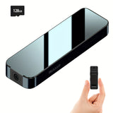 Camera no WiFi Needed - Mini Body Camera Video Recorder - Camera Motion Activated - Nanny Small Cam - Tiny Camera - Small Security Camera for Home and Office (With 64G high-speed memory card)