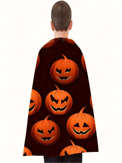 Kids' Halloween Superhero Cape - Storytelling Cloak for Boys & Girls, Perfect for Parties & Dress-Up, Polyester, Hand Washable (3-6 Years)