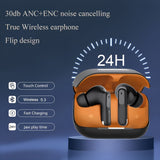 TWS Active Noise-Canceling Wireless Sports Earbuds - Long Battery Life, Touch Controls, Compatible for Android & Apple Devices