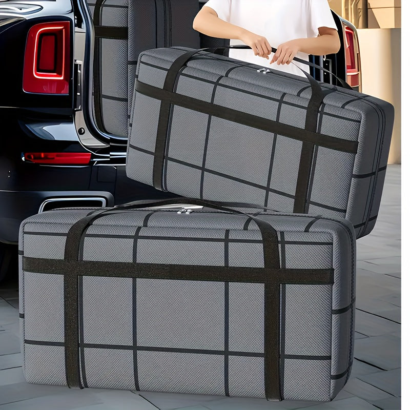 Extra-Large Heavy-Duty Storage Bag with Zipper & Handle - Space-Saving Organizer for Bedroom, Closet, Wardrobe, and Travel Essentials