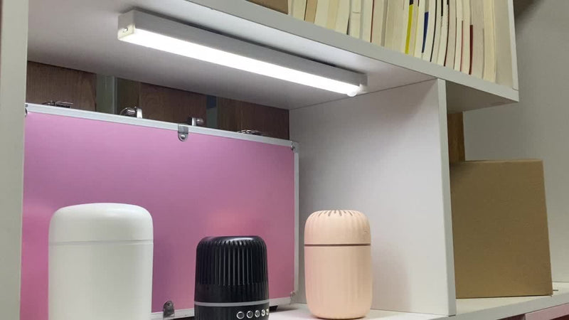 Smart Motion-Activated LED Light Strip - Wireless, Magnetic Mount, USB Rechargeable for Wardrobe, Kitchen, Desk & More