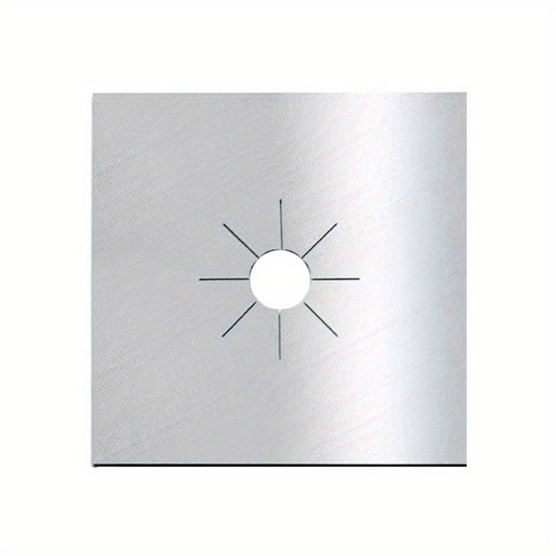 4pcs Double Thickness Non Stick Stove Burner Covers Reusable And Fast Cleaning For Gas Stoves Protects Cooking Surfaces And Prevents Scratches And Burns