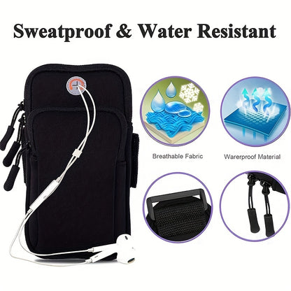 Waterproof Running Arm Bag for Mobile Phones - Securely Store Your Phone While Exercising