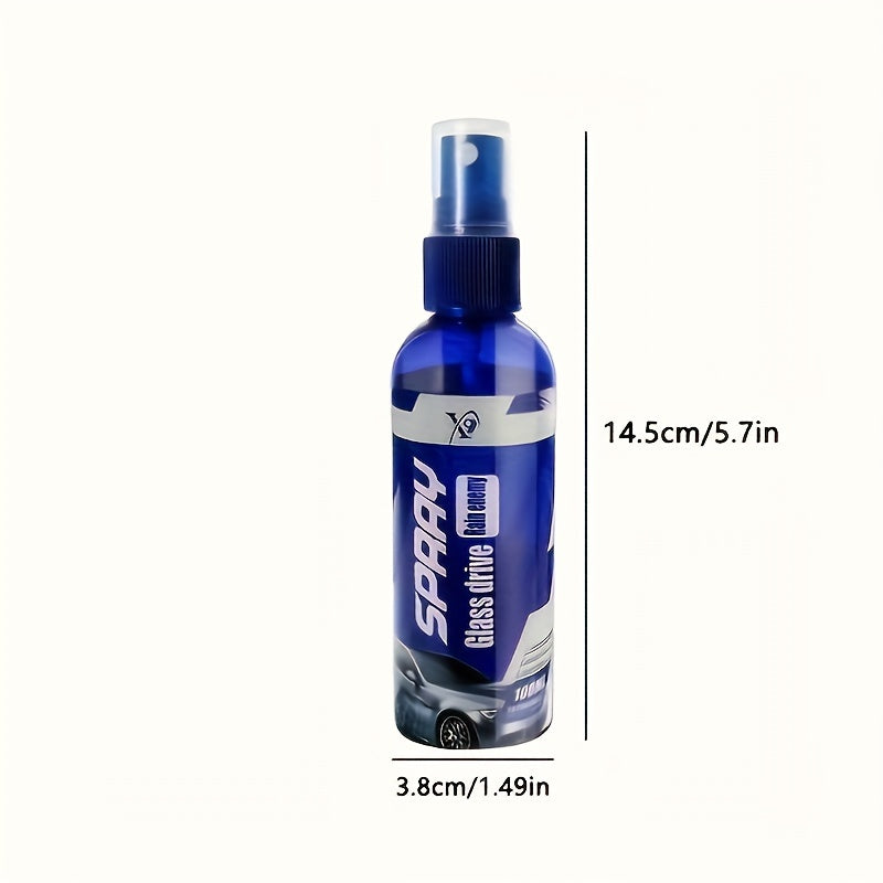 Long-Lasting Anti-Fog Spray For Car Glass And Helmets, Easy Windshield And Interior Window Defogger, Clear Visibility Anti-Fogging Spray For Mirrors, Glasses, And Reflective Surfaces