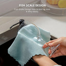 10pcs Premium Microfiber Dishcloth, Magic Rag, Absorbent Dish Cleaning Cloth, Kitchen Dishcloth, Cleaning Towel Special For Glass, Cleaning Gadget For Restaurants, Food Trucks, Cafes