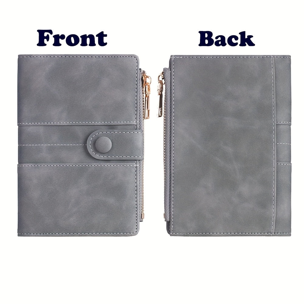 Fashion RFID Anti-theft Travel Wallet - Spacious and Safe, with Zipper Closure, Can Hold Passport, Bank Cards, Credit Cards, Photos, ID Cards, SIM Cards, Change, with Zipper Closure, Suitable for Going Out, Gift, Plot Person