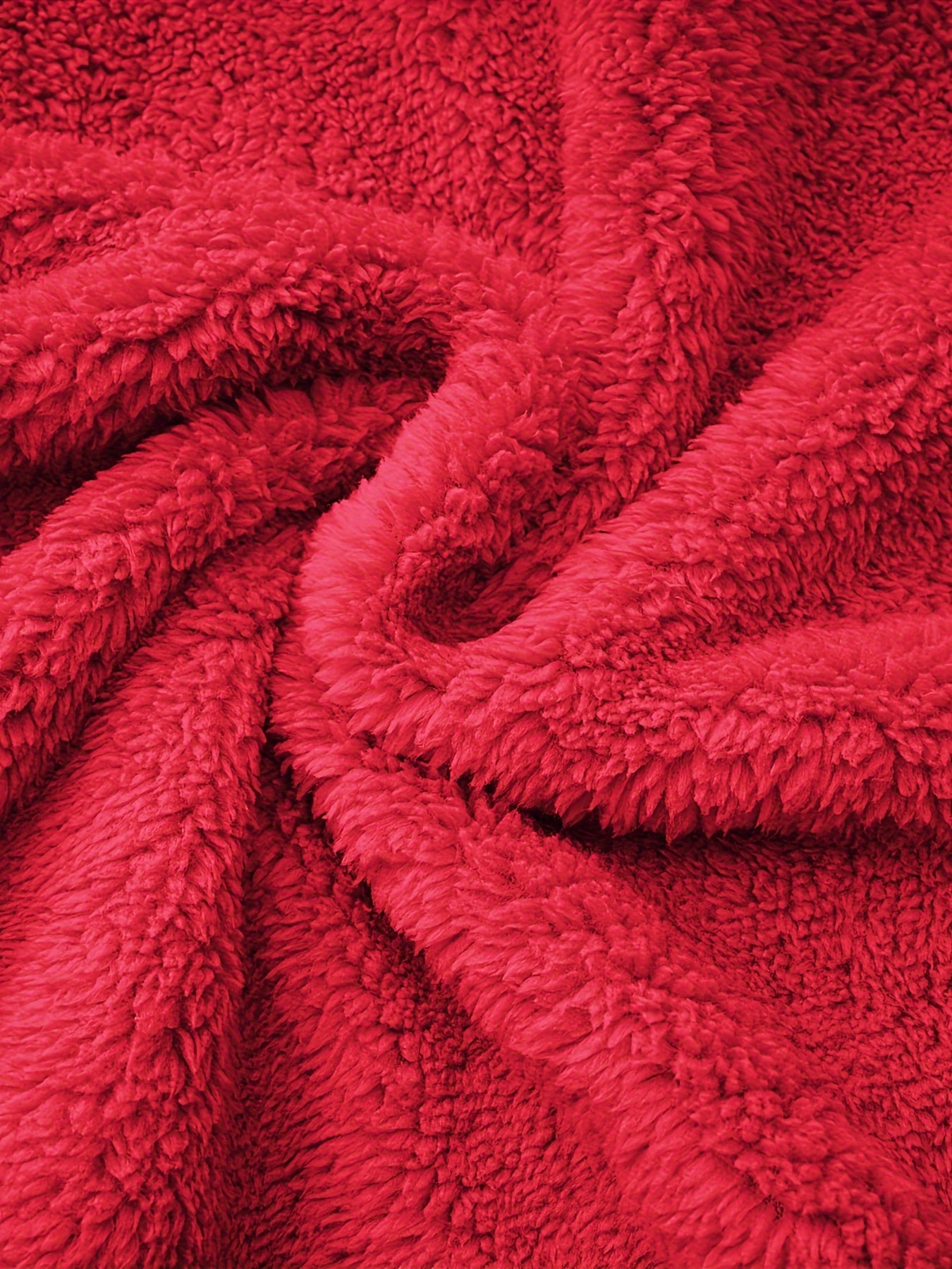 Plus Size Solid Color Fuzzy Coat, Casual Zipper Front Long Sleeve Warm Outerwear For Fall & Winter, Women's Plus Size Clothing
