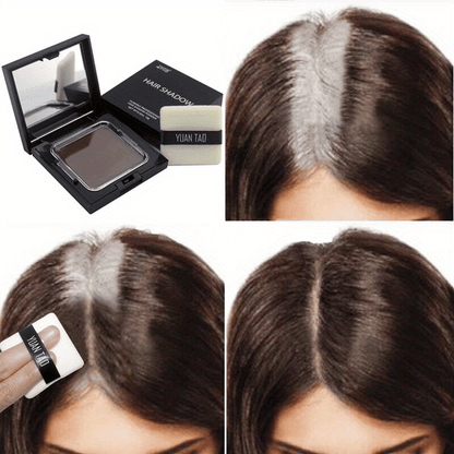 Disposable Hair Coloring Powder, Temporary Fast Cover Gray Hair, Multifunctional Hairline Hair Coloring Powder Travel Portable Emergency Cover Gray Hair