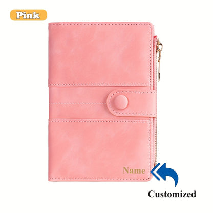 Cartera de viaje antirrobo RFID de moda: espaciosa y segura, con cierre de cremallera. Ideal para pasaporte, tarjetas bancarias, tarjetas de crédito, fotos, DNI, tarjetas SIM y cambio. Ideal para salir, regalar y para personas con problemas.