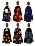 Kids' Halloween Superhero Cape - Storytelling Cloak for Boys &amp; Girls, Perfect for Parties &amp; Dress-Up, Polyester, Hand Washable (3-6 Years)