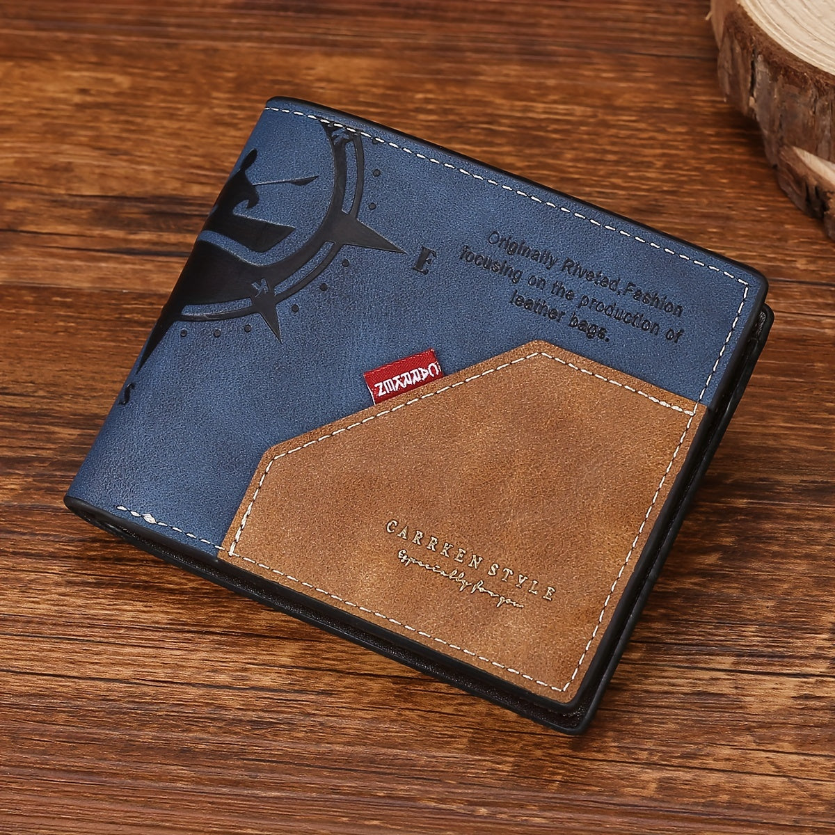 1pc Men's Vintage Short Wallet, Multi Card Slots Wallet, Ideal Gift For Men