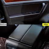 Multi-Purpose Car Restoration Kit: Plastic Parts Renewal, Interior Shine Wax, Tire Protector, Black Vehicle Yellowing Repair & Nano Crystal Coating
