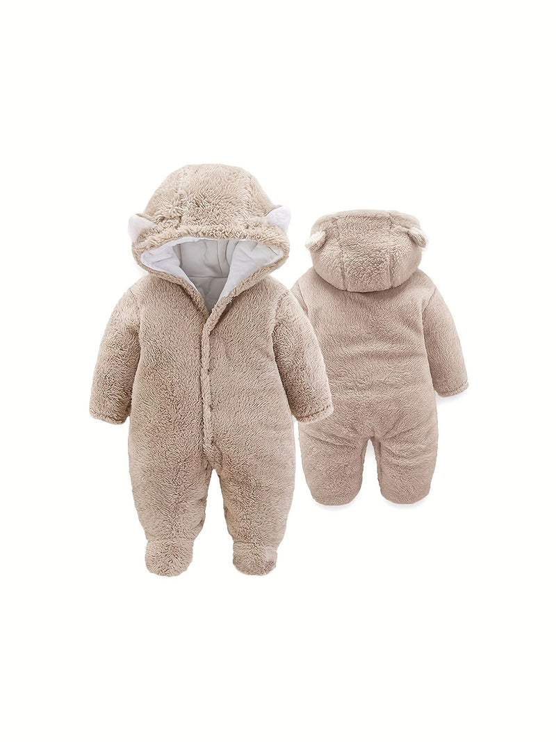 Abrigos de invierno unisex para bebés, mono con capucha para recién nacidos, monos de nieve, aptos para uso en interiores y exteriores.