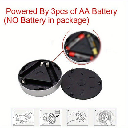 3 lámparas LED redondas táctiles, luces nocturnas adhesivas para armarios: inalámbricas, sin pilas, ideales para pasillos, baños, dormitorios, cocinas, escaleras, etc.