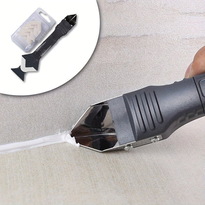 5 In 1 Silicone Scraper, Glue Remover Knife, Angle Beauty Sewing Spatula, Beauty Sewing Tool, Hand Tools, Silicone Caulking Tools, Sealant Finishing Tool, Grout Scraper, Reuse And Replace Great Tools For Kitchen Bathroom Wind