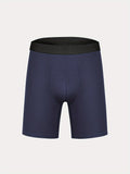 3pcs Men's Modal Long Boxer Briefs - Stretchy, Breathable &amp; Comfort Fit Underwear, Machine Washable