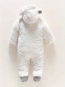 Abrigos de invierno unisex para bebés, mono con capucha para recién nacidos, monos de nieve, aptos para uso en interiores y exteriores.