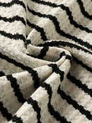 Summer New Arrival Plus Size Women's V-Neck Striped Top and Shorts Set