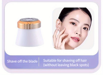 3-in-1 Electric Hair Removal Kit For Women - USB Rechargeable Facial Trimmer, Nose Hair Trimmer, Full-Body Epilator, Gifts For Women