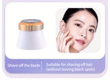 Kit de depilación eléctrica 3 en 1 para mujer: recortadora facial recargable por USB, recortadora de vello nasal, depiladora corporal completa, regalos para mujeres