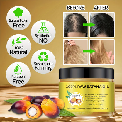 Batana Oil Conditioning Cream Moisturiser for Normal Hair Volume - 156.6ml (5.3oz)