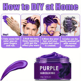5-Pack Hair Color Wax Set: Create Vibrant Holiday Hair with Easy-to-Use Cream - Includes 5 Colors for Matching Freedom