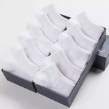 5/10/12 Pairs Comfy Ankle Socks, Solid Color Ankle Sock Pack, Women's Stockings & Hosiery