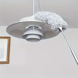 Extra-Long Retractable Duster with Bendable Head - Reusable & Washable for High Ceilings, Furniture & Car Cleaning