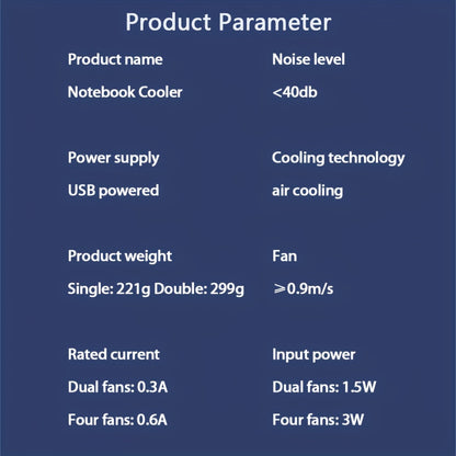 Radiador y soporte plegable para computadora portátil, soporte de almohadilla de enfriamiento con ventilador silencioso para Macbook, tableta, portátil, mesa de soporte para accesorios para computadora portátil