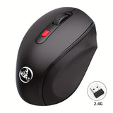 HXSJ - T67 Office Wireless Mouse, 2.4 G Wireless Connection For Birthday/friend Gift