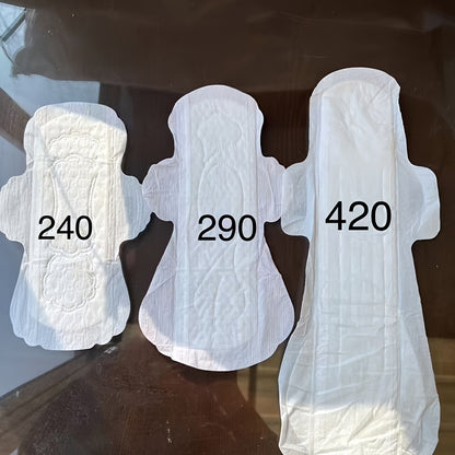 50pcs Adult Incontinence Pads, Leak-Proof Protective Underpads for Menstrual, Postpartum & Elderly, Absorbent Sanitary Napkins, Disposable and Unscented, with 240mm/290mm/420mm Options
