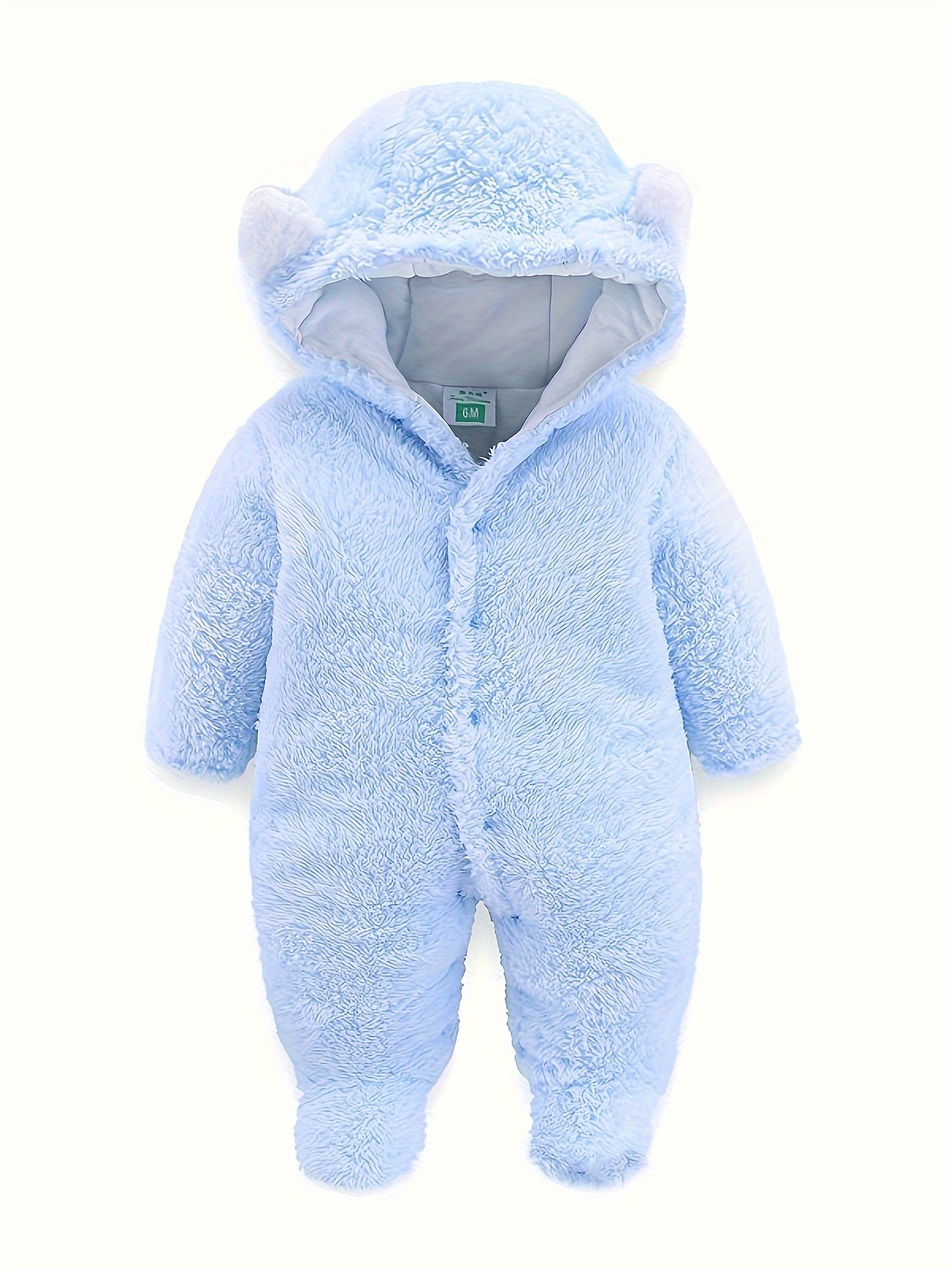 Unisex Baby Winter Coats Cute Newborn Infant Hooded Jumpsuit Snowsuit Bodysuits, Suitable For Indoor And Outdoor Wear