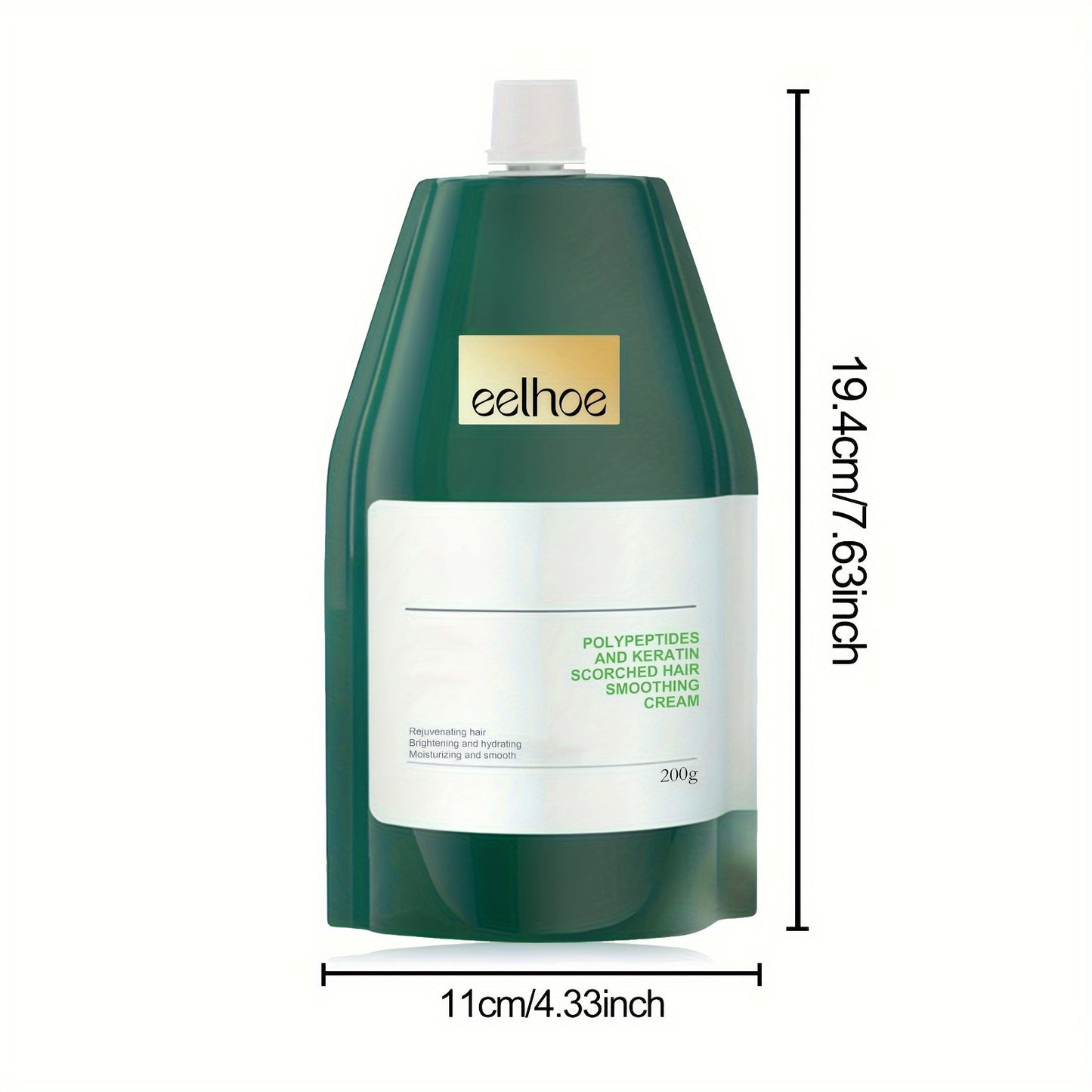 Polypeptides And Keratin Scorched Hair Smoothing Cream, Softens And Strengthens Hair Cream, Healthy Hair Penetrates Root To Tip