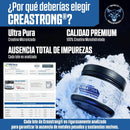 Creatine Monohydrate 3000Mg Creastrong Pure, Creatine Powder Without Additives for Pre, Intra And Post Workout, Alternative to Creatine Capsules And Tablets, Creatine Vitastrong 250G Soluble And Certified
