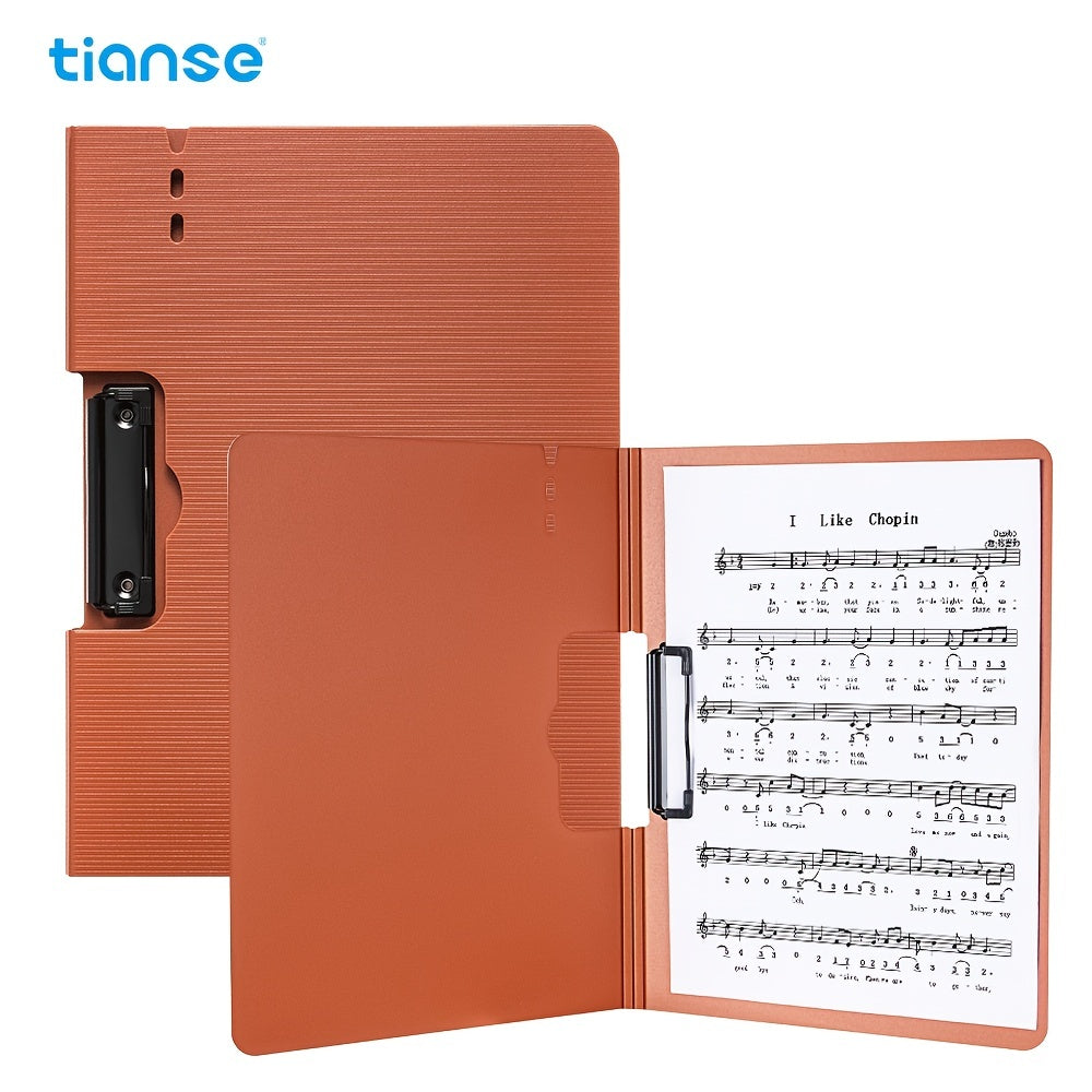 1/4/6pcs TIANSE Clipboard Folder, A4 Size File Folder Clipboards Single Clip, 100 Sheet Capacity, Waterproof Material, Portable File Storage for Nurses, Office, School, Home, Meeting