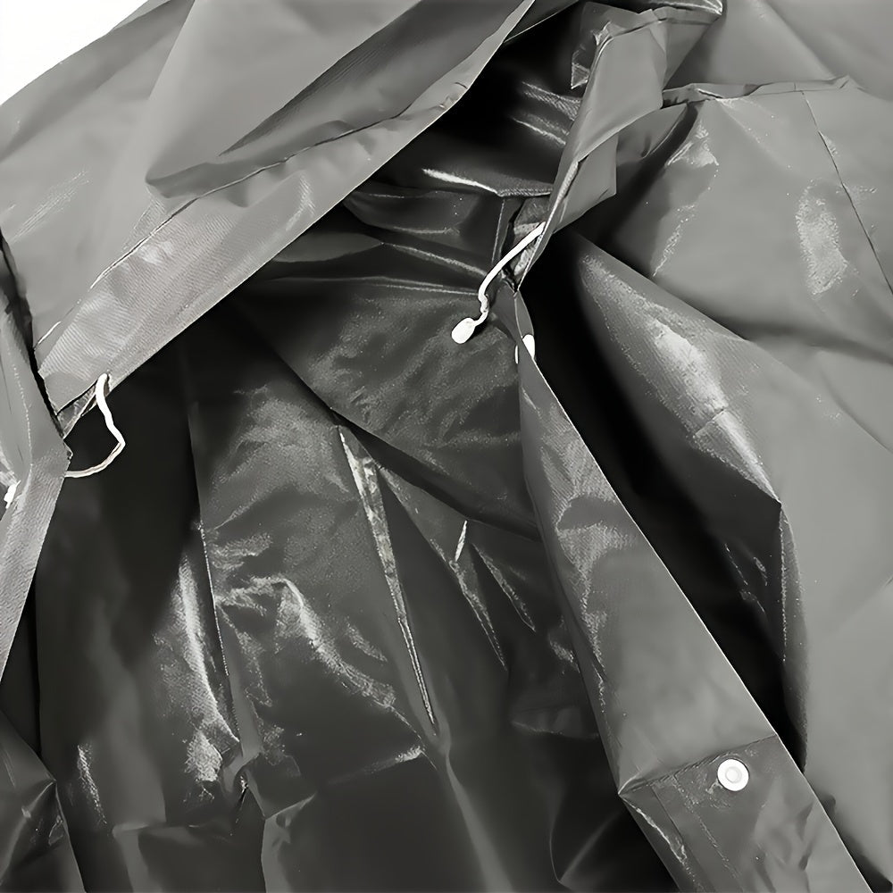 Waterproof Explorer Raincoat - Durable, Windproof, Quick-Dry, Breathable, and Lightweight with Hood for Ultimate Outdoor Protection - Perfect for Hiking, Fishing, Mountaineering, and Camping in Black