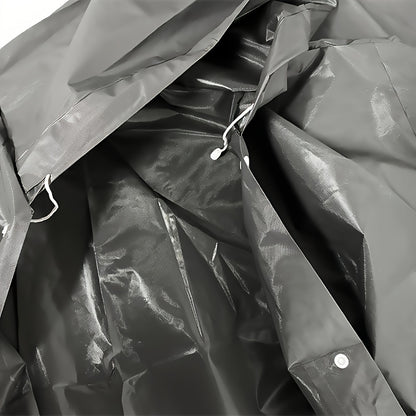 Waterproof Explorer Raincoat - Durable, Windproof, Quick-Dry, Breathable, and Lightweight with Hood for Ultimate Outdoor Protection - Perfect for Hiking, Fishing, Mountaineering, and Camping in Black
