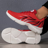 Men's Breathable Lightweight Sneakers - Comfortable, Non-Slip Running Shoes with Lace-Up Closure
