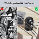 12-way Power Strip With 4 USB, Multi-socket Tower, 1.8 M Extension Cable, Power Strip With Double Switch, Desktop Socket Tower Surge Protection For Garden, Office, Kitchen