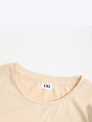 2pcs Women'S Plus Size Casual Outfit - Heart Print Short Sleeve T-Shirt & Pocketed Shorts, Stretchy Waistband, Crew Neck, Soft Fabric, Perfect for Spring/Summer