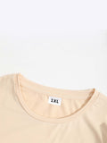 2pcs Women's Plus Size Casual Outfit - Heart Print Short Sleeve T-Shirt & Pocketed Shorts, Stretchy Waistband, Crew Neck, Soft Fabric, Perfect for Spring/Summer