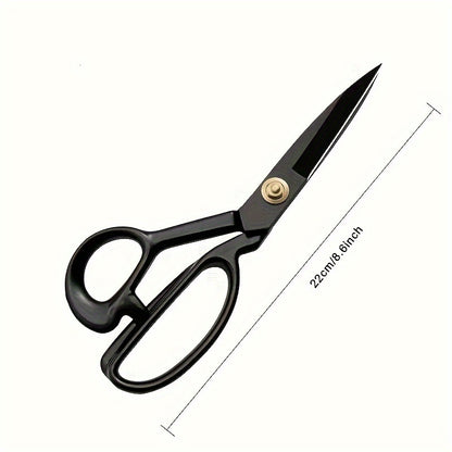 Fabric Tailoring Scissors Professional 20.32 cm Heavy Duty Leather Garment Sewing Scissors Industrial Strength High Carbon Steel Tailoring Scissors Sharp For Home, Office, Tailor, Garment Designer