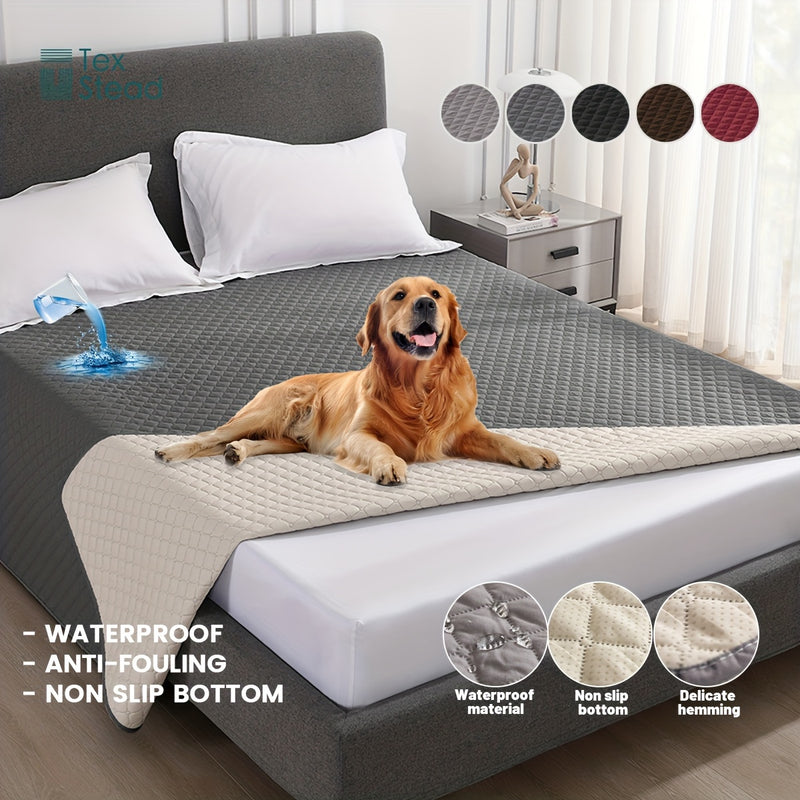 Waterproof &amp; Non-Slip Dog Bed Cover Mattress Cover And Pet Blanket Sofa Pet Bed Mat, Car Incontinence Mattress Protectors Furniture Couch Cover For Most Cats Dogs