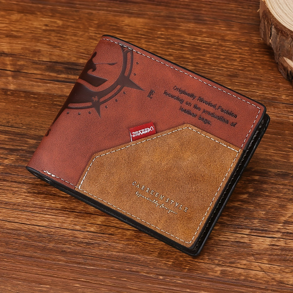1pc Men's Vintage Short Wallet, Multi Card Slots Wallet, Ideal Gift For Men