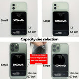5000/10000 mAh Real Capacity, No Fake Label, Digital Display, Magnetic Suction, Fast Charging Power Bank, 15W Magnetic Suction/22.5W Fast Charging