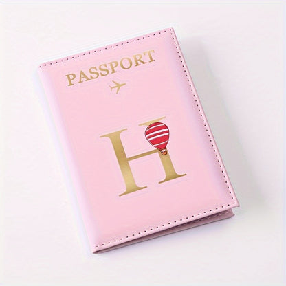 Creative Color Printing Letter Faux Leather Multi-Functional Passport Holder SIM Card ID Holder