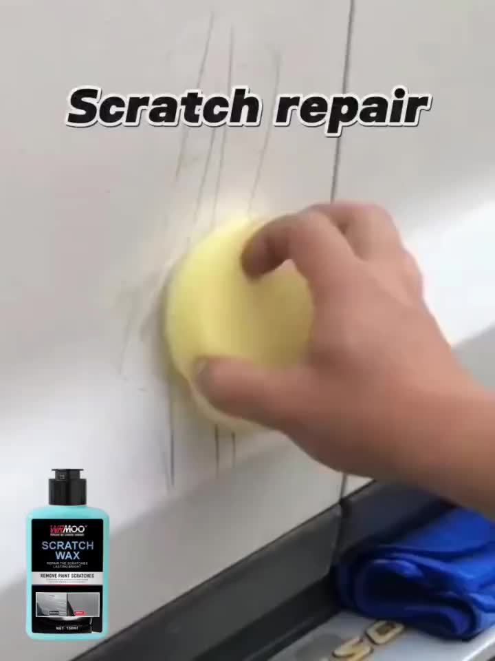 WRMOO Scratch Wax for Car Paint Restoration - Quick Repair & Gloss Enhancer, Scratch & Swirl Remover for All Paint Colors, Long-Lasting Shine, Easy Application - 150ml