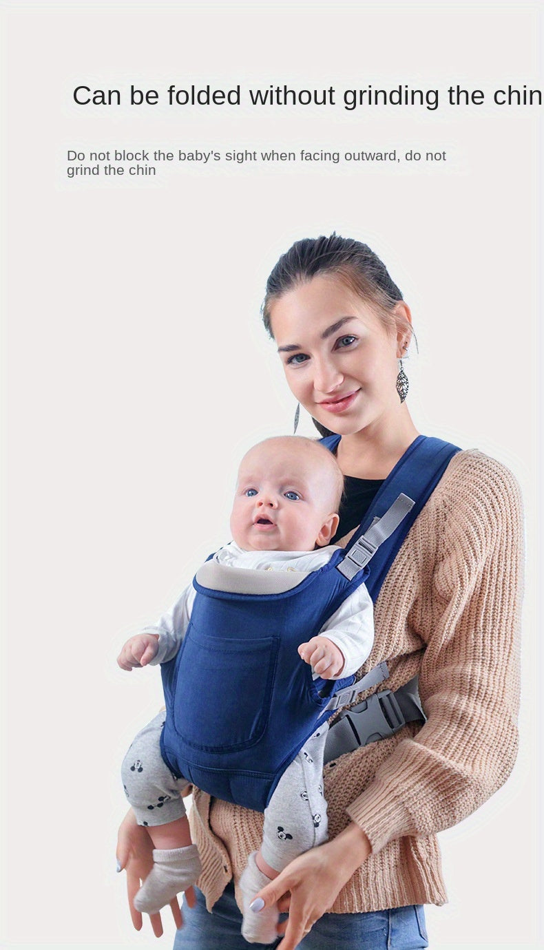 Portabebés ergonómico: portabebés multifuncional delantero y trasero para recién nacidos. Perfecto para mayor comodidad y conveniencia. Regalo para Navidad, Halloween y Acción de Gracias.