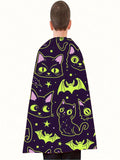 Kids' Halloween Superhero Cape - Storytelling Cloak for Boys &amp; Girls, Perfect for Parties &amp; Dress-Up, Polyester, Hand Washable (3-6 Years)